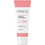 SiNOZ krema z zaščitnim faktorjem SPF50+ - Pink Touch Tone Up Sun Cream SPF50+