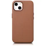Ovitek iz naravnega usnja za iPhone 14 Plus MagSafe Case Leather brown, (21522082)
