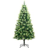  Umjetno božićno drvce sa šarkama i stalkom 210 cm | shoptok.hr