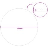  Solarna pokrivača za bazen Extra Heavy Ø 210 cm 400 μm Kružni | shoptok.hr