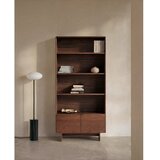 Kave Home Regal u dekoru oraha u tamnoj prirodnoj boji 90x190x35 cm Norlen – | shoptok.hr