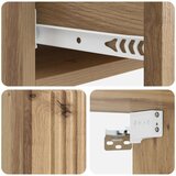 Stolna montirana na zid Hrast artisan 87 5 x 34 5 x 17 cm | shoptok.hr