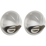  Pokrov ventilacije 2 pcs Srebrno 100 mm Nehrđajući čelik | Eponuda.ba