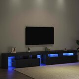TV ormar 2 pcs Crni hrast 260 x 37 x 40 cm Konstruirano drvo | Eponuda.ba