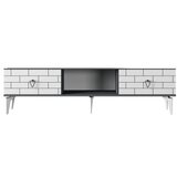 Hanah home tv polica varna anthracite white
