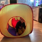 Kruzzel dječji šator 3 u 1: tipi, tunel i kućica, 288 cm | shoptok.hr