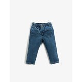 Koton Baby Girl Jeans Double Pocket Detailed Elastic Waist cene