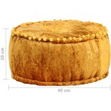 vidaXL Okrugli tabure baršunasti 40 x 20 cm boja senfa | shoptok.hr