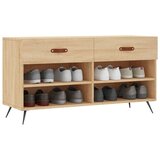  Klupa za cipele boja hrasta 102 x 35 x 55 cm konstruirano drvo | Eponuda.ba