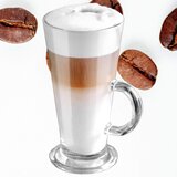 springos staklene čaše za latte s ručkom 280 ml, 6 kom | shoptok.hr