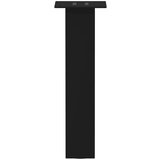 vidaXL Noge stolića za kavu 4 kom crne 42 cm čelik | shoptok.hr
