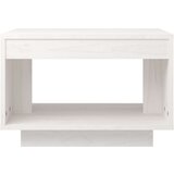 vidaXL stolić za kavu bijeli 50 x 50 x 33,5 cm od masivne borovine | shoptok.hr