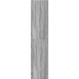 vidaXL Visoka omara siva sonoma 45x41x185 cm inženirski les | Shoptok.si