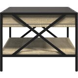  Stolić s beskonačnim LED svjetlima boja hrasta 70x50x38 cm | shoptok.hr