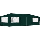  Profesionalen vrtni šotor s stranicami 4x9 m zelen 90 g/m² | Shoptok.si