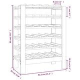  Stalak za vino 61,5x30x82 cm od masivne borovine | shoptok.hr