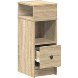 vidaXL Noćni ormarić s ladicom sonoma hrast 25x31x66 cm | shoptok.hr