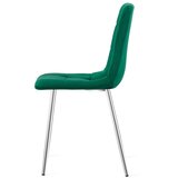 KARA stolica - zeleni baršun / kromirane noge x 2 | shoptok.hr