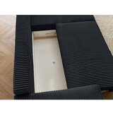 Bobochic Paris Crna sklopiva/s prostorom za odlaganje kutna garnitura od samta Chelsea – | shoptok.hr