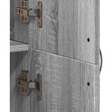 vidaXL Ormar za spise sivi Sonoma 60x32x153 cm izrađeno drvo | shoptok.hr