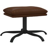 The Living Store Stolček za noge rjav 45x29,5x36 cm sijoče umetno usnje - Stolček Za Noge, (21419757) | Shoptok.si
