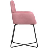  Trpezarijske stolice 2 pcs Baršun Ružičasta 55 x 50 x 84 cm | shoptok.hr