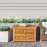 vidaXL Vrtna kutija za pohranu s vrećom 90x50x58 cm masivna tikovina Cijene