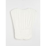 Sinsay Viskozna bluza s naborima | shoptok.hr