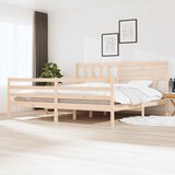 vidaXL Okvir za krevet od masivnog drva 200 x 200 cm Cijene