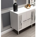 Hanah home komoda junes white silver