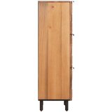  Highboard Finš acacije smeđa 40 x 33 x 110 cm Čvrsto drvo manga | Eponuda.com