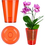 KADAX Cvetlični lonec za orhideje Plastični cvetlični lonec Rdeč Strong 12 cm, (5000353394) | Shoptok.si