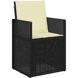  Vrtni set za objed s jastukom 7 pcs Antracit i krem PP | Eponuda.com