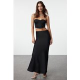 Trendyol Black Satin Skirt | shoptok.hr