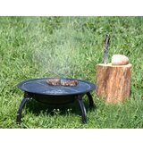 Cattara kamin s rešetkom za roštilj i poklopcem Vesuv, ø 48 cm | shoptok.hr