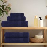  Ručnici FROGN 10 kom tamnoplave boje 100x200 cm 360 g/m² | shoptok.hr