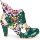 Irregular Choice Gležnjarji MIAOW Zelena | Shoptok.si