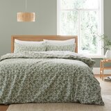 Bianca Zelena 3-delna posteljnina za zakonsko posteljo/podaljšana iz bombažnega perkala 230x220 cm Shadow Leaves – | Shoptok.si