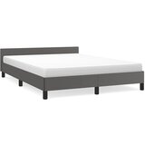  Okvir kreveta s uzglavljem bez madraca sivi 140x190 cm | Eponuda.com