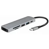 UA0343 laptop dock /port replicator USB 3.2 Gen 1 (3.1 Gen 1) Type-C Aluminium