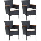  5-dijelni vrtni blagovaonski set crni | shoptok.hr