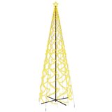 vidaXL Stožasto božićno drvce toplo bijelo 1400 LED žarulja 160x500 cm | shoptok.hr