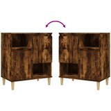  Komode 3 kom boja dimljenog hrasta 60x35x70cm konstruirano drvo | shoptok.hr