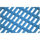 COBA Podloga za preprečevanje utrujenosti iz vinila mat®, dvojno tkana, na tek. m, razmak med zankami 10 x 22 mm, modra | Shoptok.si