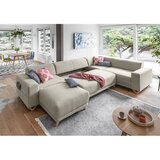 Miuform Bež sklopiva/s prostorom za odlaganje kutna garnitura (s desnim kutom/u obliku slova "U") Classy Sophie – | shoptok.hr