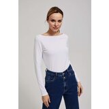 Marisse Fitted Long-Sleeved White Blouse Cijene