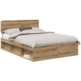  Konstrukcija postelje Oreh 150 x 200 cm Masivno borovo les, (5000102910) | Shoptok.si