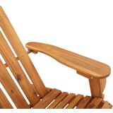  Klupa Adirondack s jastucima 126 cm masivno drvo bagrema | shoptok.hr