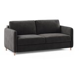 Micadoni Temno siva žametna sedežna garnitura za spanje 184 cm Simo – | Shoptok.si