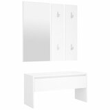  Set namještaja za hodnik bijeli od konstruiranog drva | shoptok.hr
